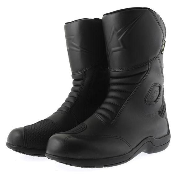 Alpinestars Web Goretex Black Waterproof Motorcycle Boots Pair