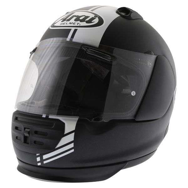 Arai Rebel Base White Full Face Motorcycle Helmet Front Left
