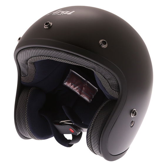 Arai Freeway 2 Frost Black Open Face Motorcycle Helmet Front Left