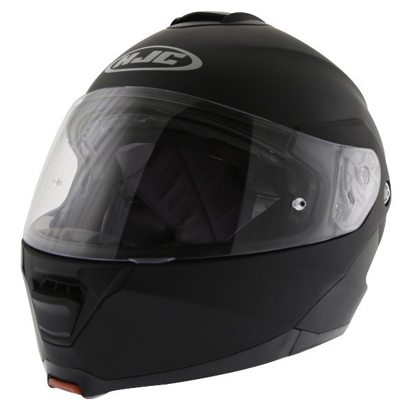 HJC IS-Max 2 Matt Black Flip Front Motorcycle Helmet Flip Open