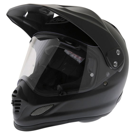 Arai Tour-X 4 Frost Black Adventure Motorcycle Helmet Front Left