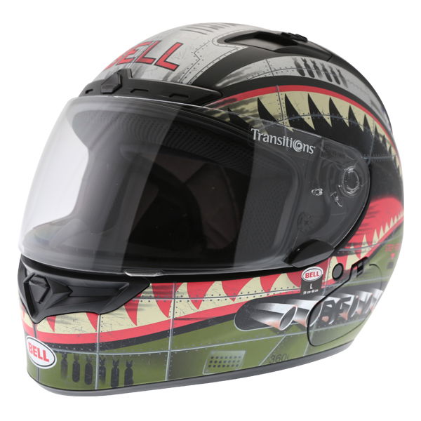 Bell Qualifier DLX Devil Mc Full Face Motorcycle Helmet Front Left