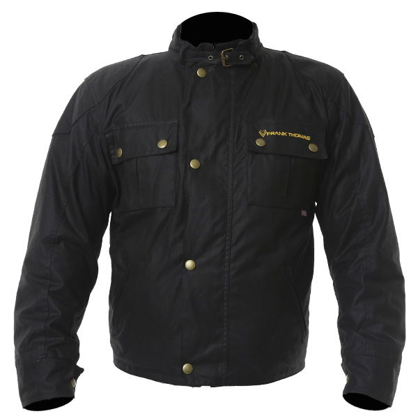 Frank Thomas WX02 Chester Wax Jacket Black | J&S Accessories