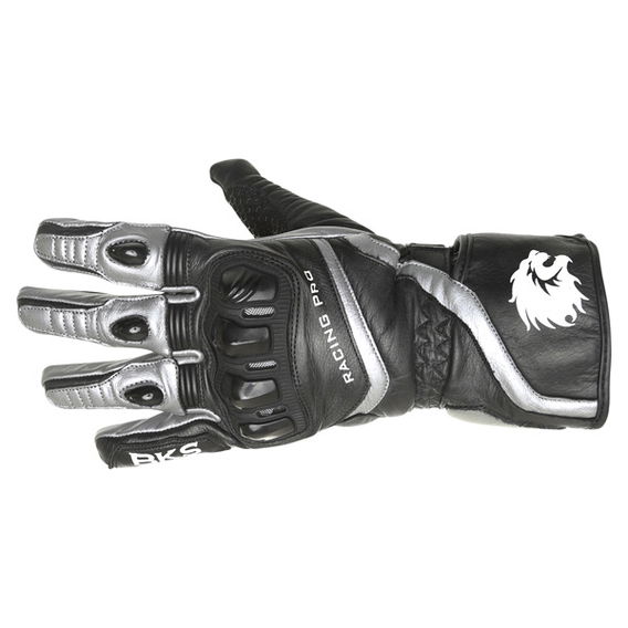 BKS Racing Pro Black Gun Motorcycle Glove Back