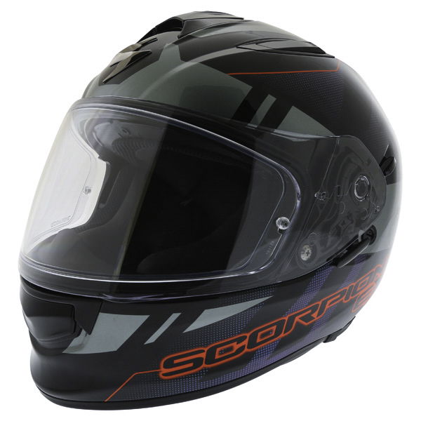 Scorpion Exo 510 Stage Helmet Black Silver Red J S Accessories