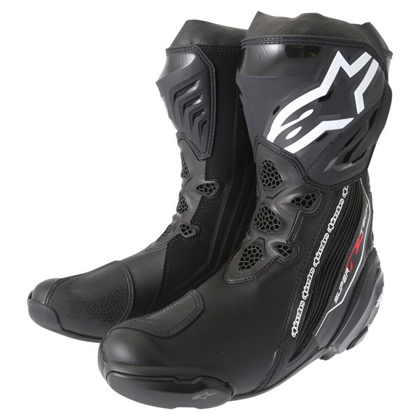 Alpinestars Supertech R 2016 Black Motorcycle Boots Pair
