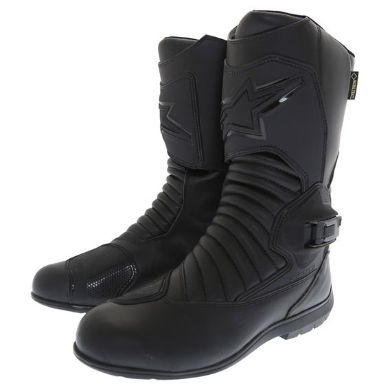Alpinestars Super Touring Goretex Black Waterproof Motorcycle Boots Pair