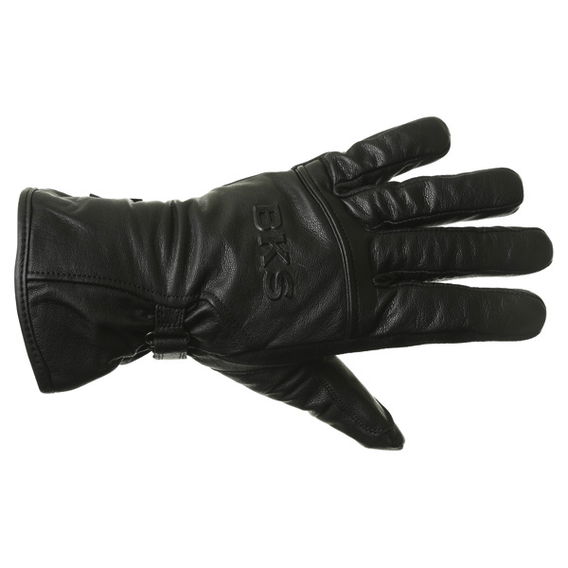 BKS Cruiser Black Waterproof Motorcycle Gloves Back