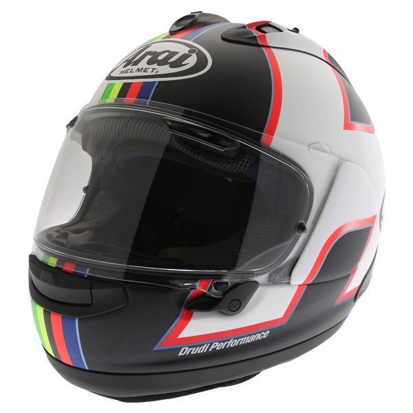 Arai RX-7V Haslam Black Full Face Motorcycle Helmet Front Left