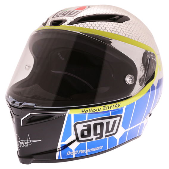 AGV Corsa Valentino Rossi Mugello 2015 Limited Edition Full Face Motorcycle Helmet Front Left
