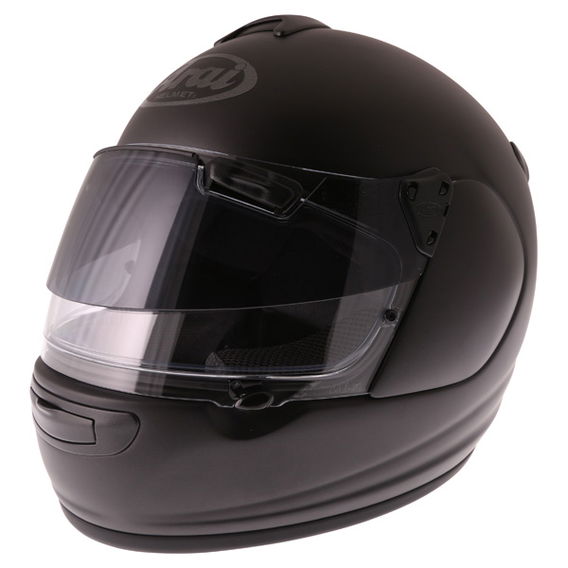 Arai Chaser-V Pro Frost Black Full Face Motorcycle Helmet Front Left