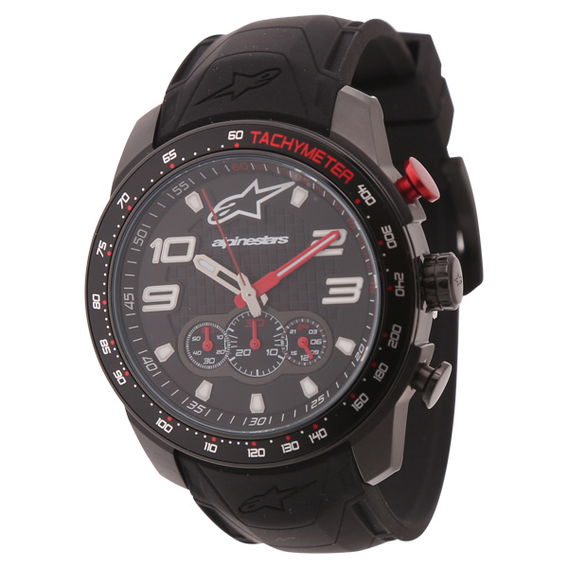 Alpinestars Tech Watch Chrono with Black Silicon Strap