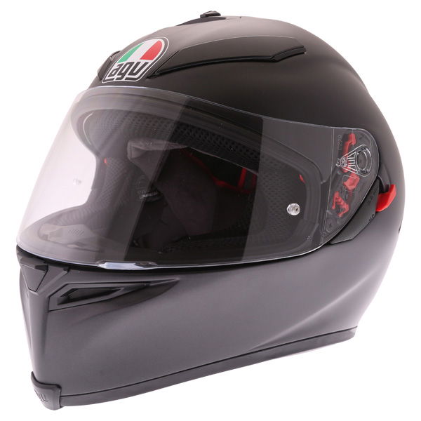 AGV K5-S Matt Black Full Face Motorcycle Helmet Front Left