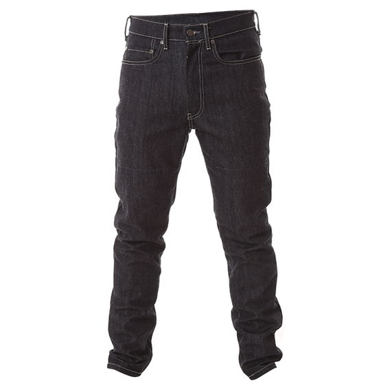 Bull-it Stealth 17 Mens Slim Mens Black Denim Motorcycle Jeans Front