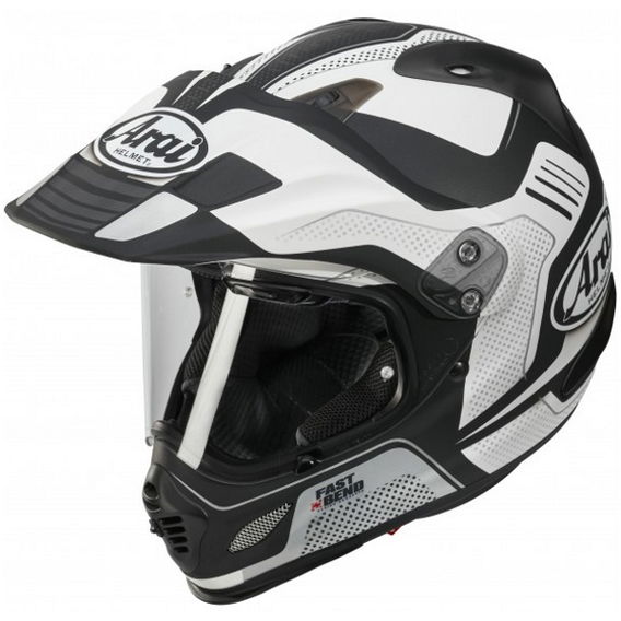 Arai Tour-X 4 Vision White Adventure Motorcycle Helmet Front Left