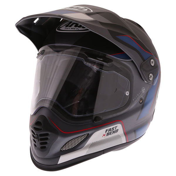 Arai Tour-X4 Vision Grey Adventure Motorcycle Helmet Front Left