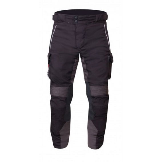 BKS BKW012 Venture Black Textile Motorcycle Trousers Front