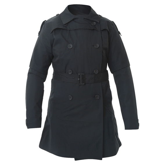 Armadillo Ladies Black Motorcycle Mac Front