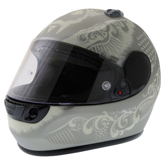 Dainese Performance Fear Silver White Helmet Front Left