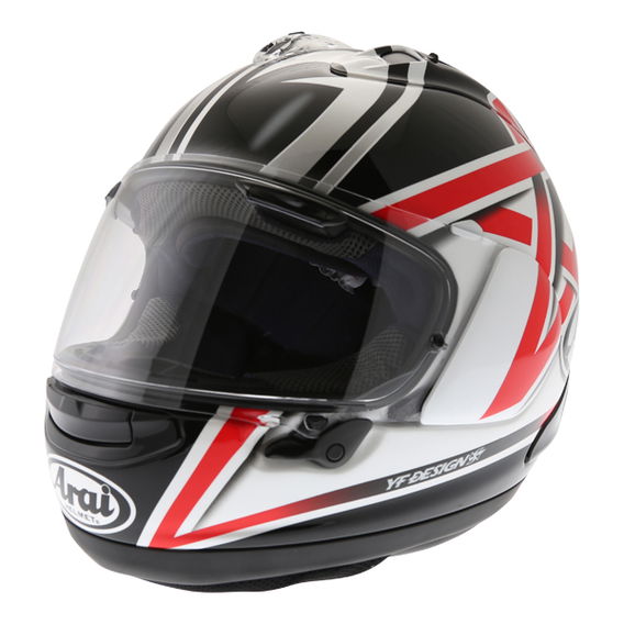 Arai RX-7V Nakano Full Face Motorcycle Helmet Front Left