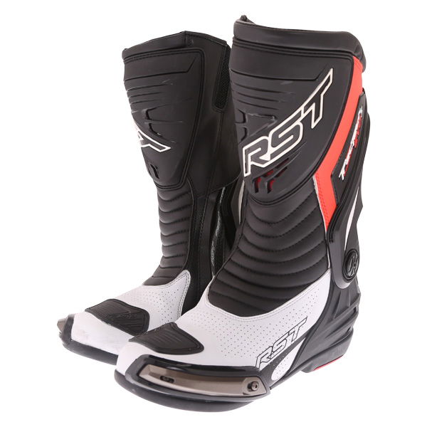 RST Tractech Evo III 2101 Black Flo Red Motorcycle Boots Pair