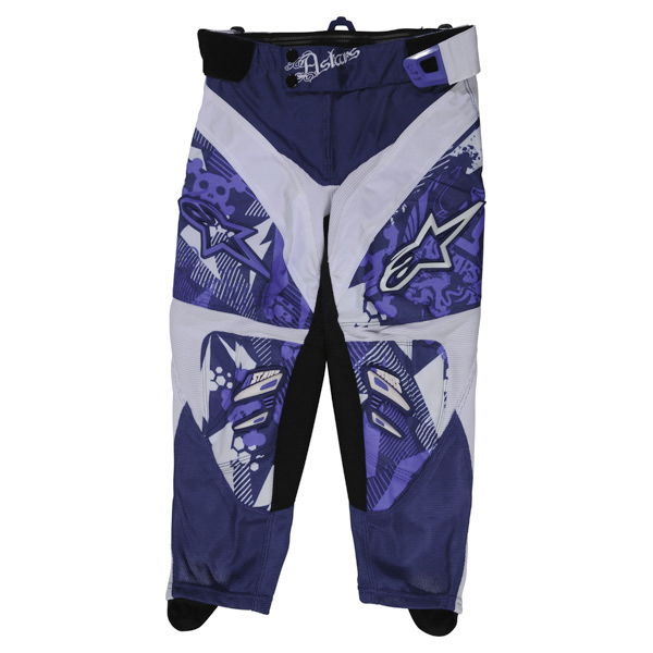 Alpinestars Charger Kids XIV Blue White MX Pants Front