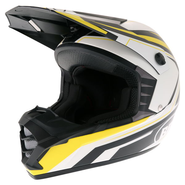 Bell SX-1 Storm Yellow Helmet Front Left
