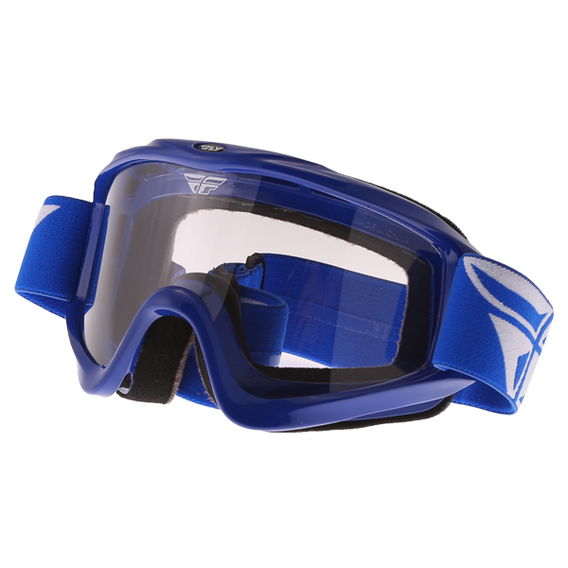 Fly Racing Focus Blue Goggles Front Left