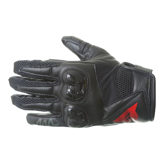 Dainese Mig C2 Black Motorcycle Gloves Back