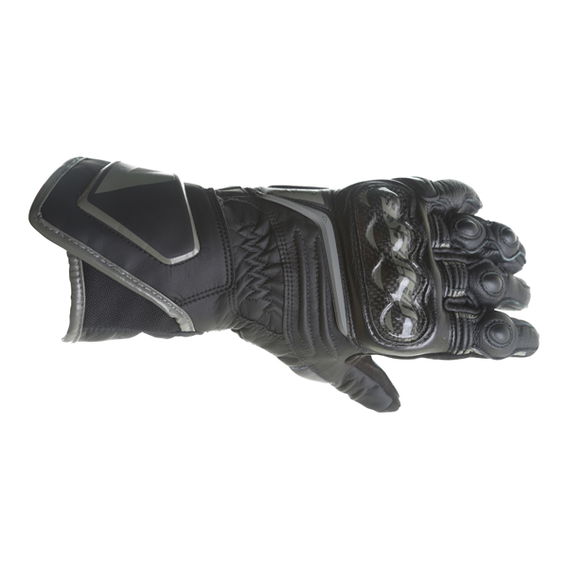Dainese Carbon D1 Ladies Black Motorcycle Gloves Back