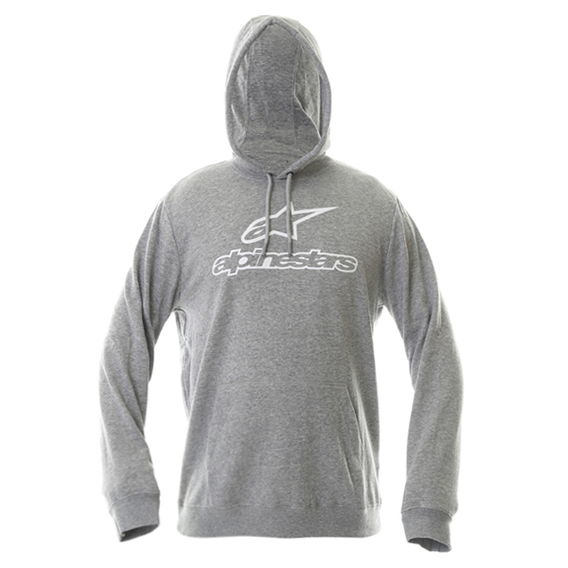 Alpinestars Always Mens Grey Heather Fleece Hoodie Front