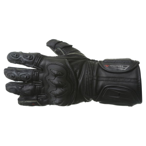 BKS Evolution Pro Race Black Motorcycle Glove Back