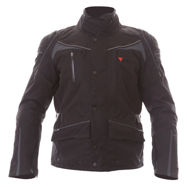 Dainese D-Blizzard D-Dry Black Waterproof Motorcycle Jacket Front