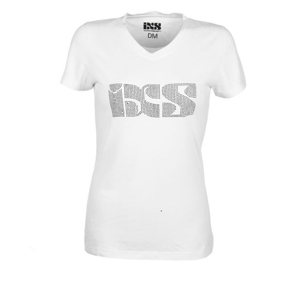 IXS Lauryn Ladies White T-Shirt Front