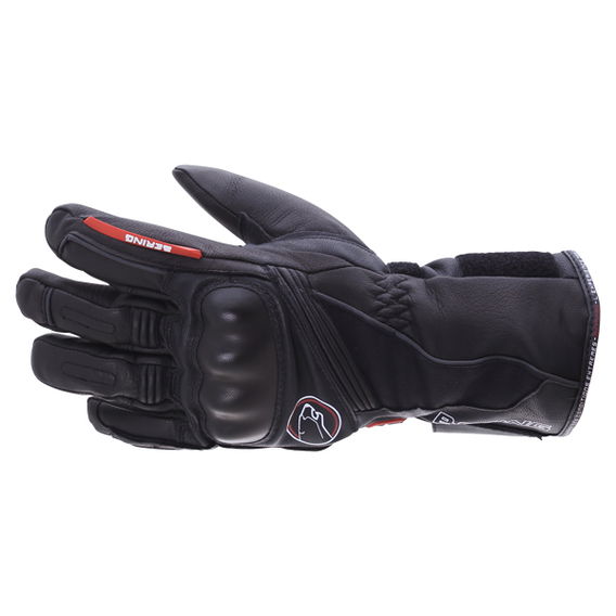 Bering Crezus Black Motorcycle Gloves Back