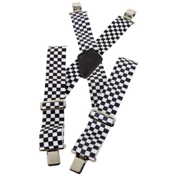 Bike It Moto-Brace Checkered Braces