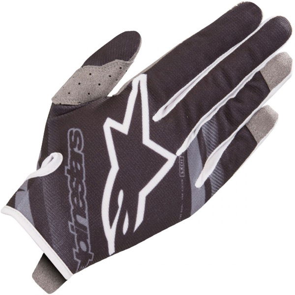 Alpinestars Radar Black Mid Grey Gloves Back