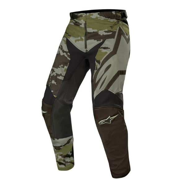 Alpinestars Racer Black Military Camo Tactical Pants Front