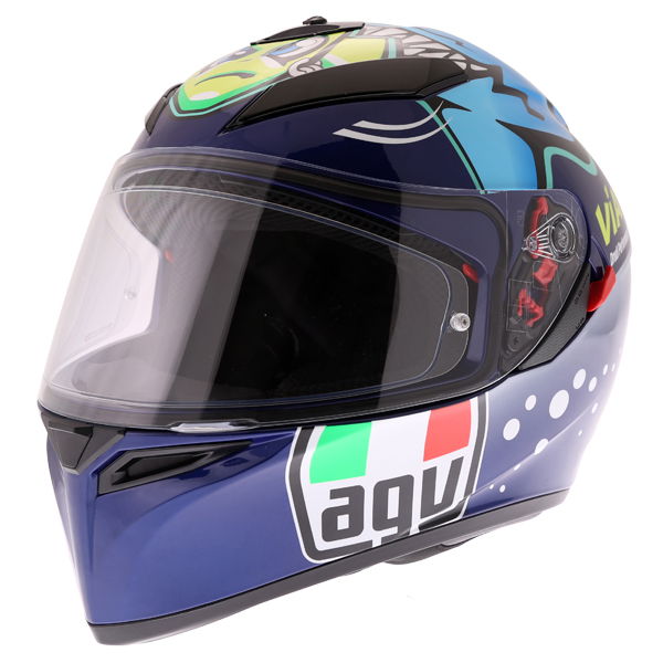 AGV K3 SV Rossi Misano 2015 Replica Full Face Motorcycle Helmet Front Left
