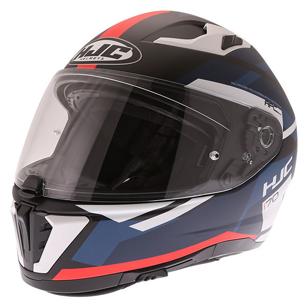 HJC I70 Elim Red Black Blue White Full Face Motorcycle Helmet Front Left