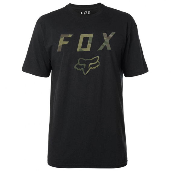 Fox Legacy Black Camo Moth T-Shirt Front