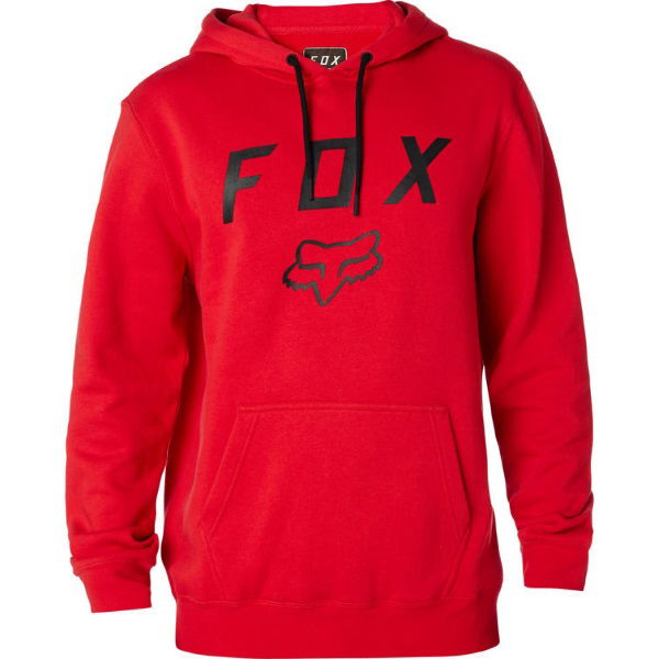 Fox Legacy Dark Red Moth Fleece Front