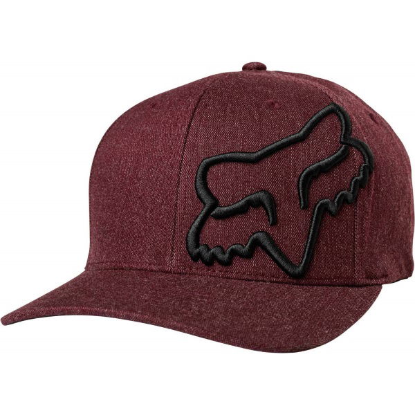Fox Clouded Red Flexfit Hat Front