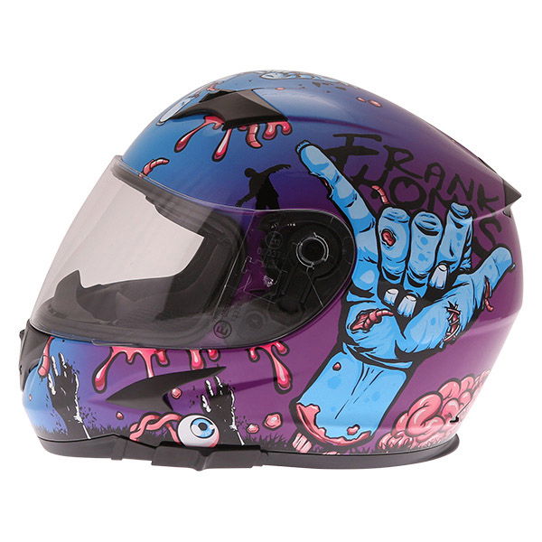 Frank Thomas FT36SV Zombie Helmet Blue | J&S Accessories