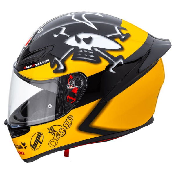AGV K1 Guy Martin Full Face Motorcycle Helmet Left Side