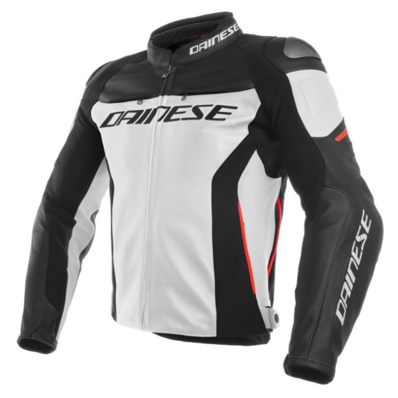 Dainese Racing 3 Jacket White Black Red White Black Red