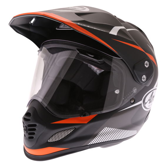 Arai Tour-X 4 Break Orange Adventure Motorcycle Helmet Front Left