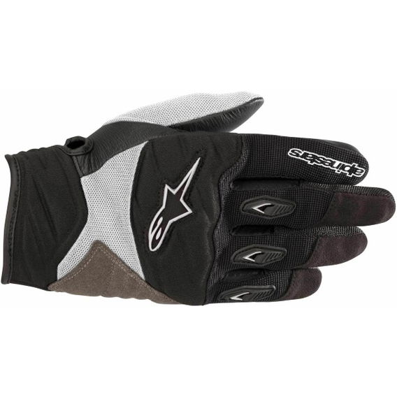 Alpinestars Stella Shore Ladies Black White Motorcycle Gloves Back
