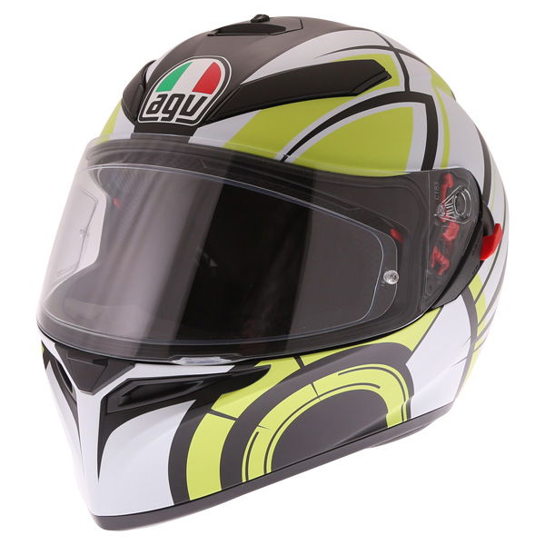 AGV K3 SV Avior Green Full Face Motorcycle Helmet Front Left