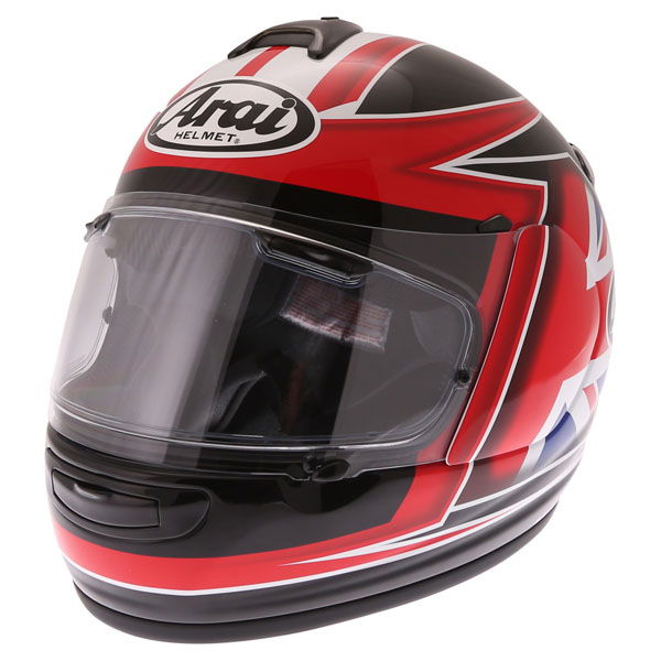 Arai Debut UK Flag Full Face Motorcycle Helmet Front Left